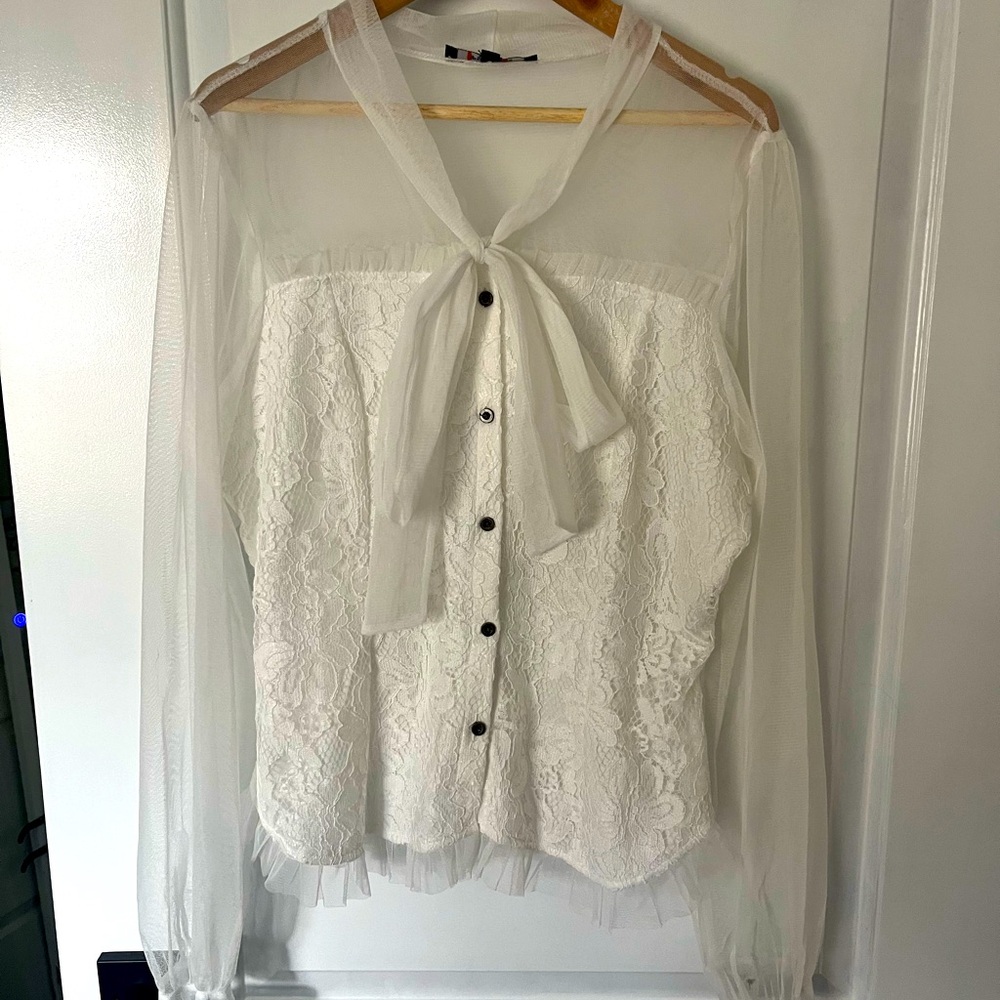 White Lace Top